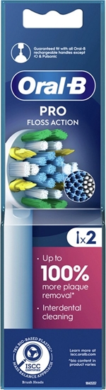 ORALB FLOSS ACTION OPZETBORSTEL 2ST